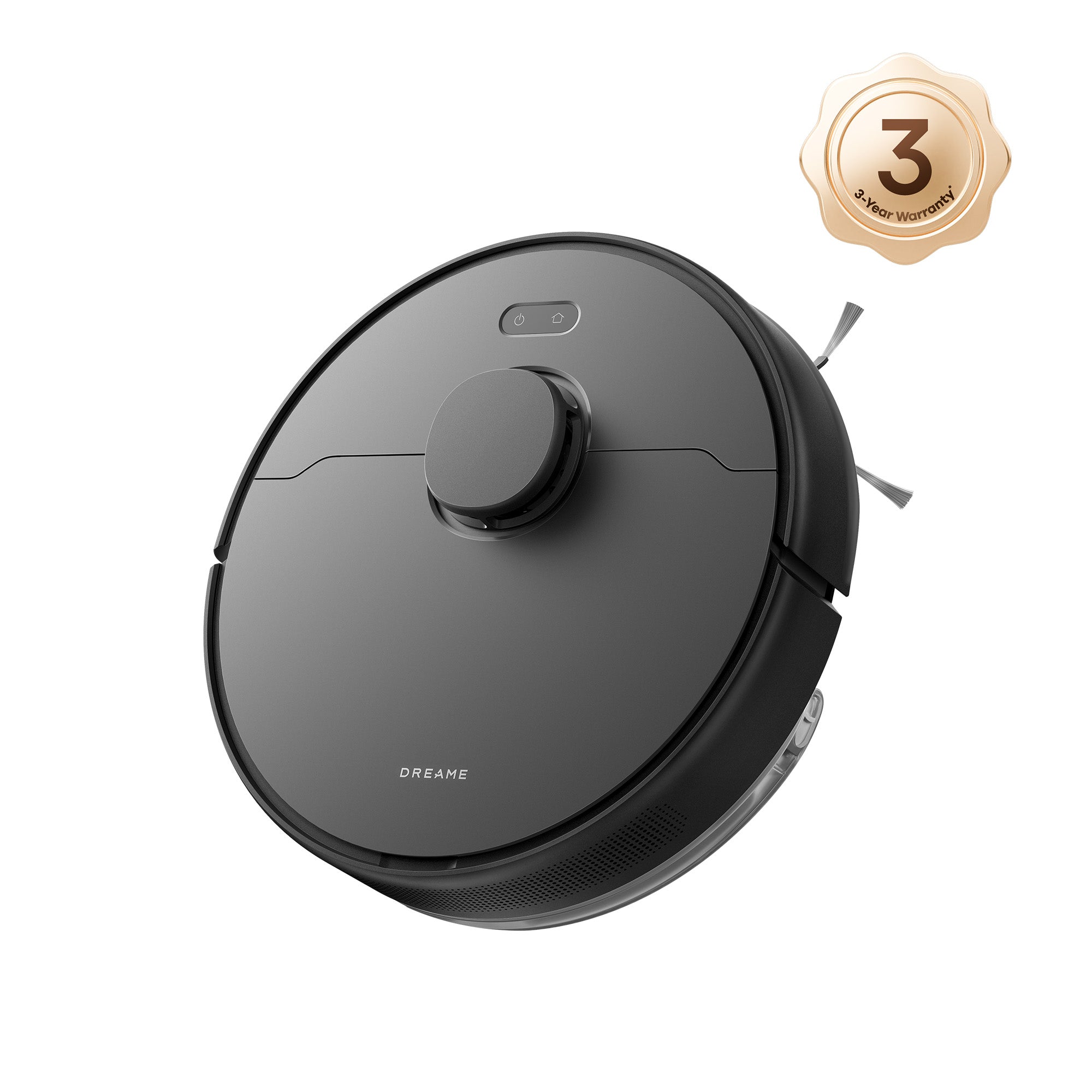 Manufacturer-rendered black Dreame D9 Max Gen 2 robot vacuum